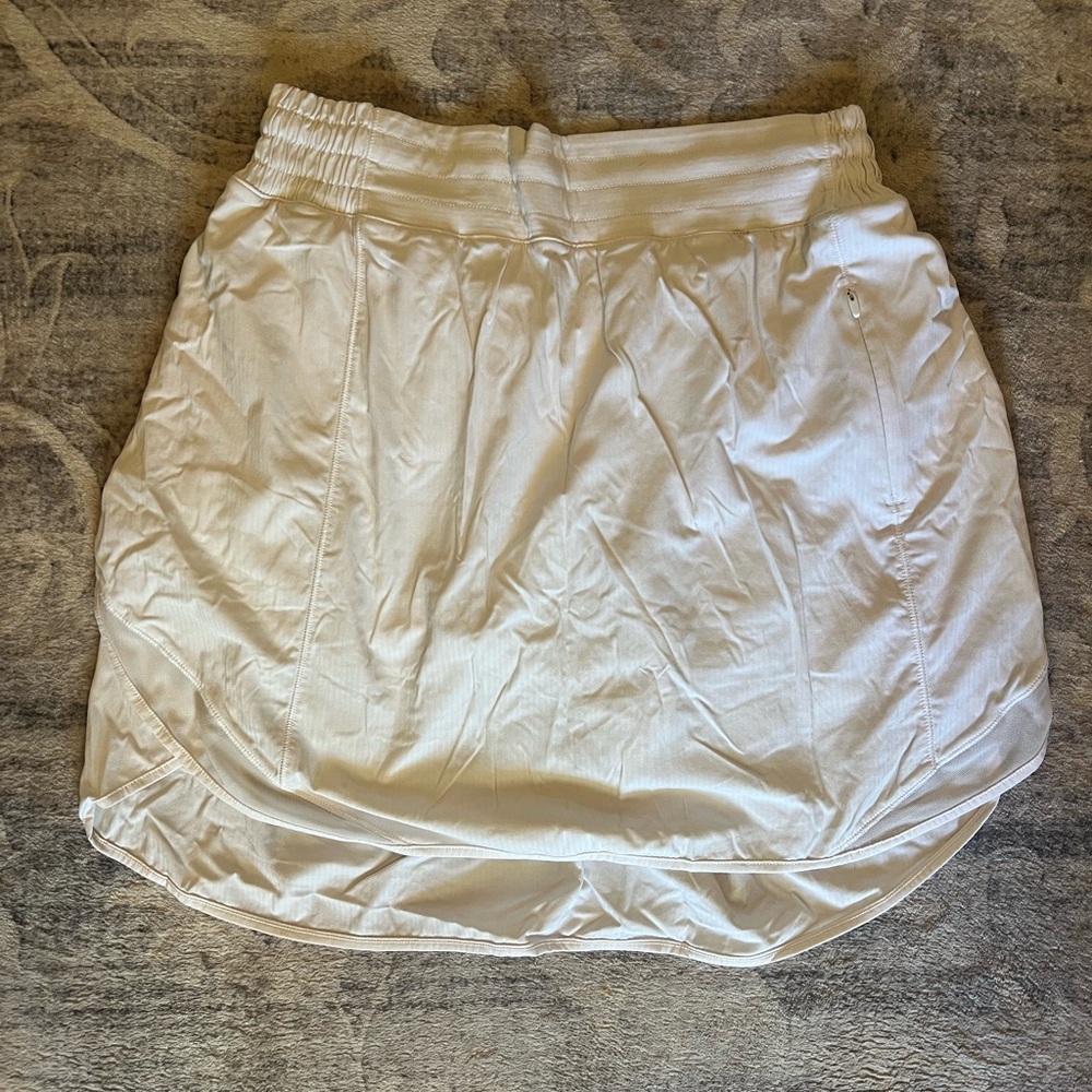 Lululemon Athletica White High Low Skirt